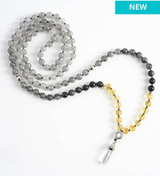 New CF_3 mala necklace with crystal pendant